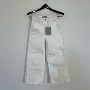 NWT Everlane Wide Leg Crop Pant Size 0
